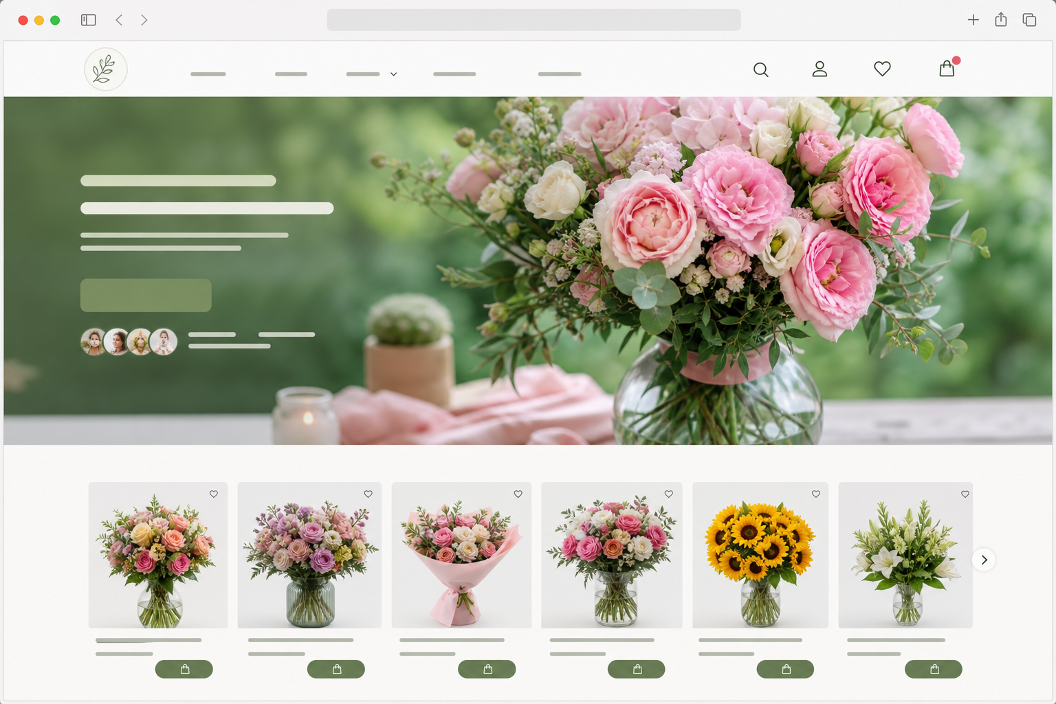 Çiçekçi Website