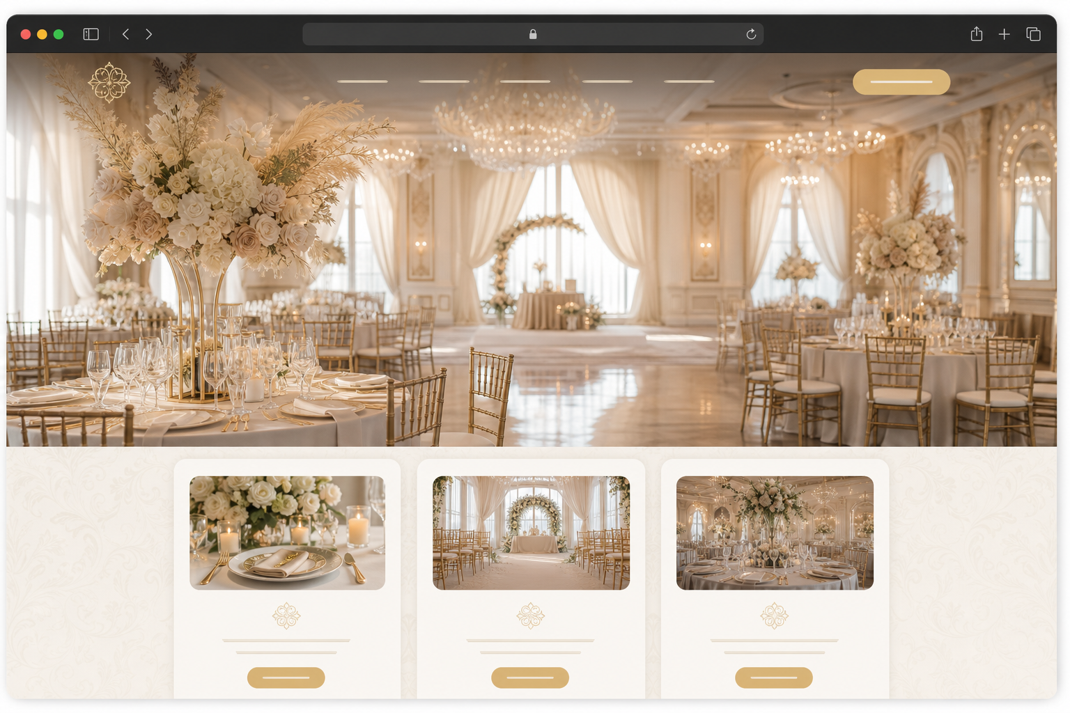 Düğün Salonu Website