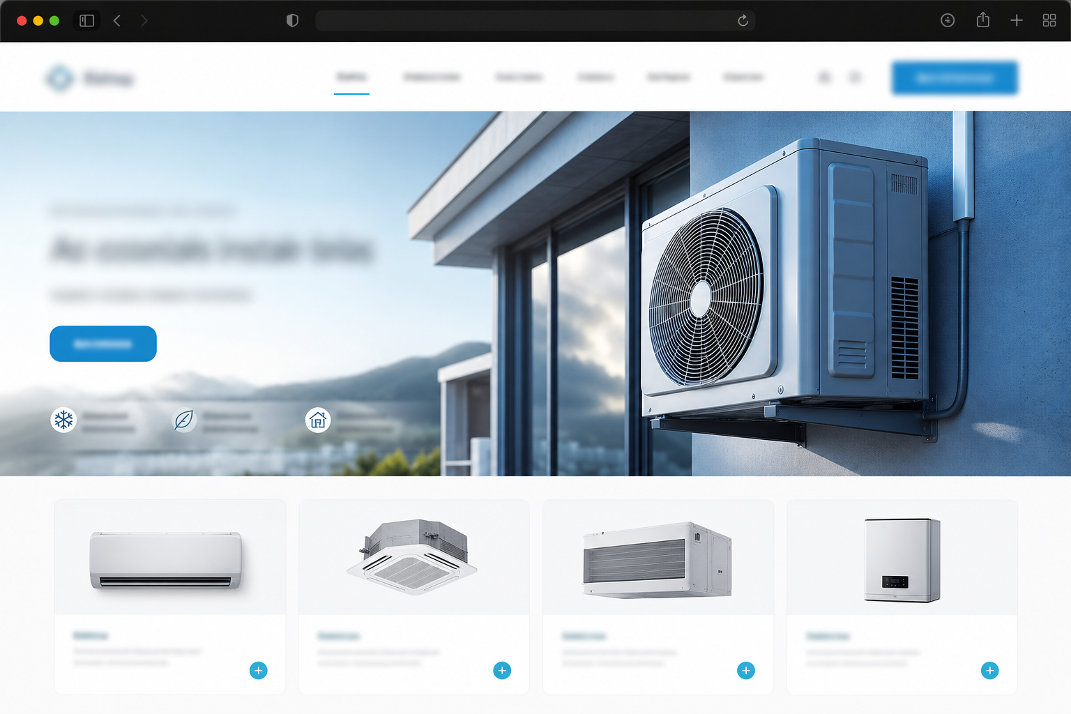 Klima & Isıtma Website