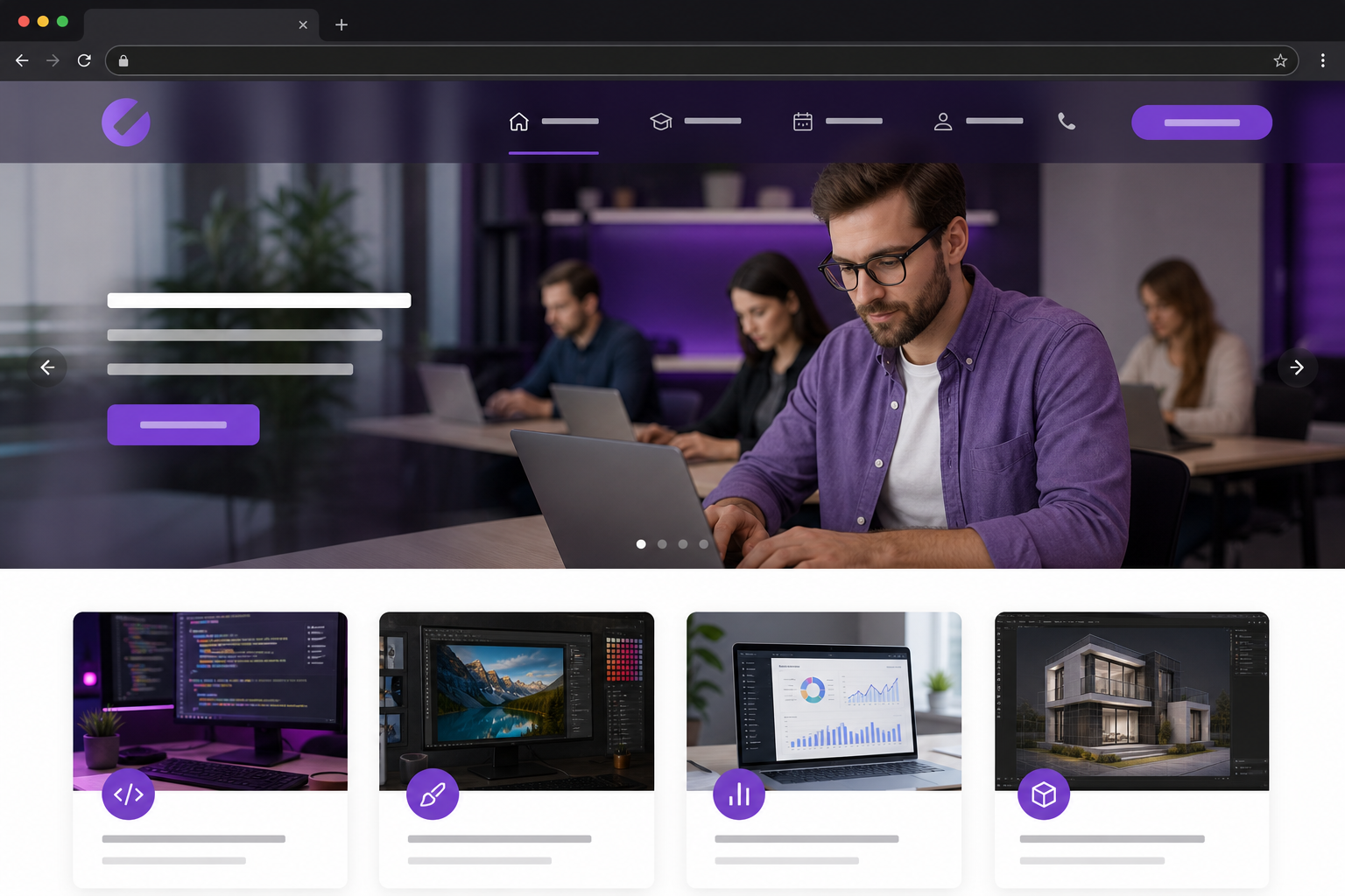 Eğitim & Kurs Website