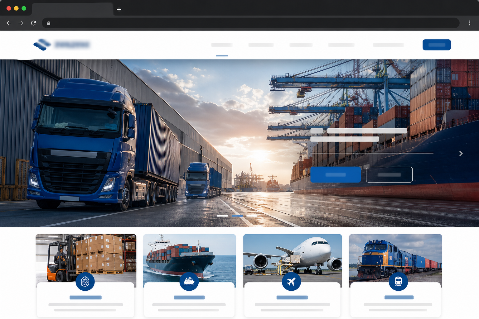 Lojistik & Kargo Website