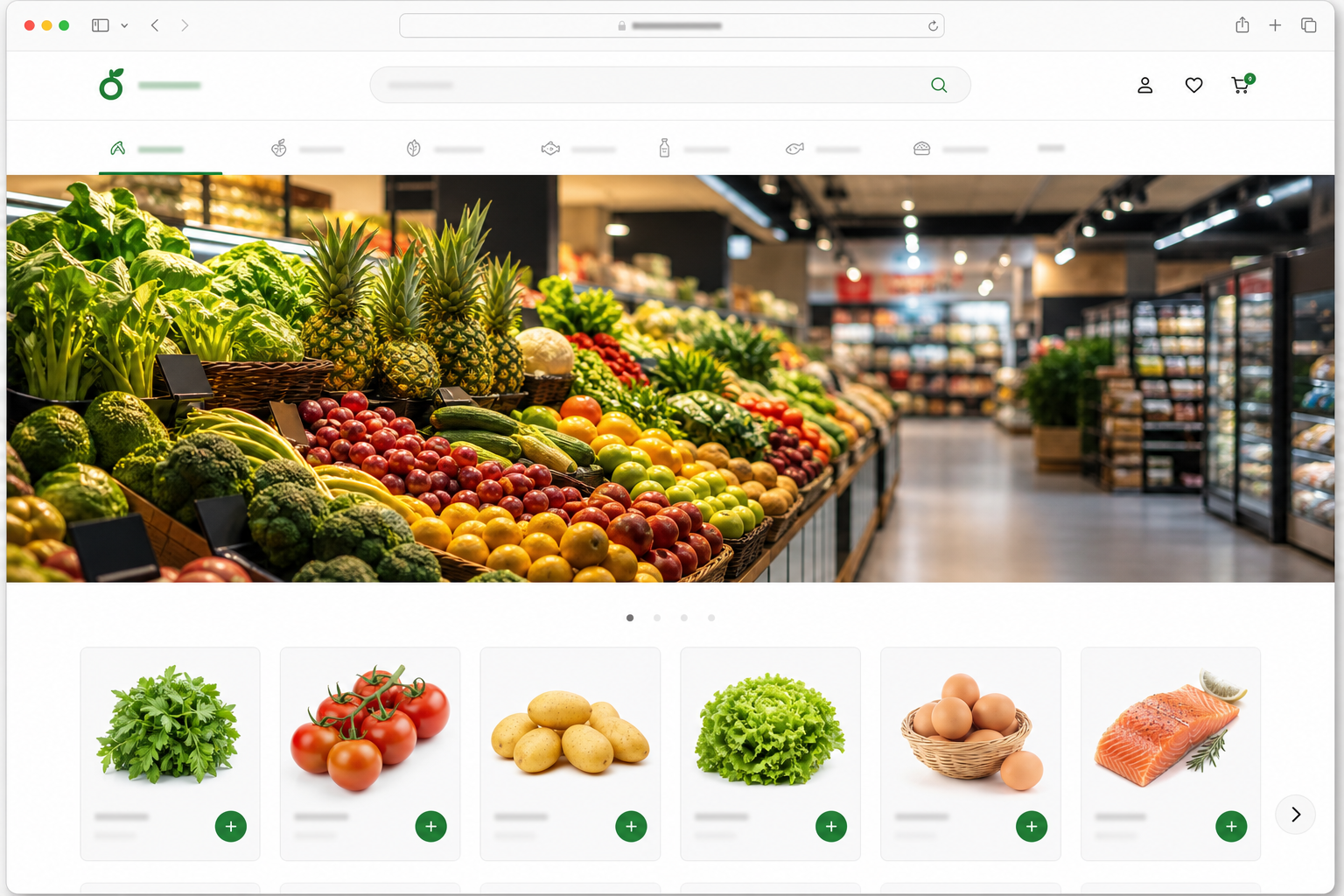 Market / Marketplace Website