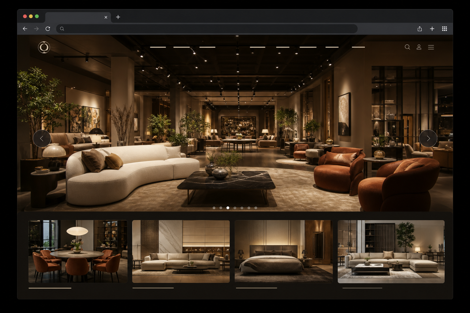 Mobilya Showroom Website