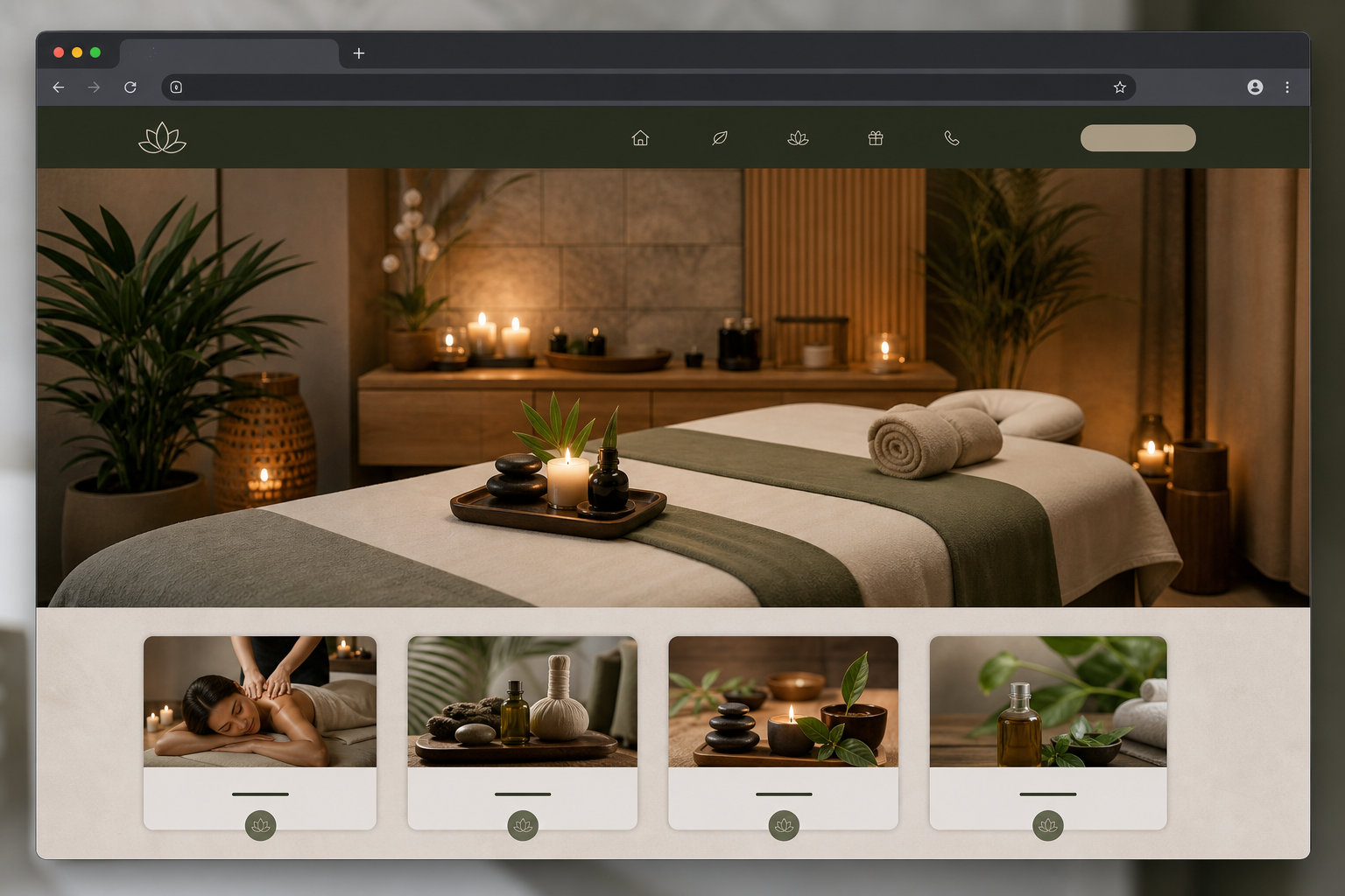 Spa & Wellness Website