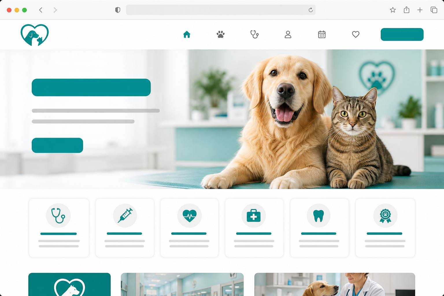 Veteriner Klinik Website